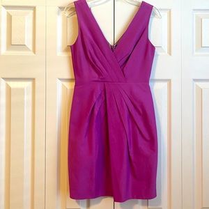 Purple Cotton Silk Dress